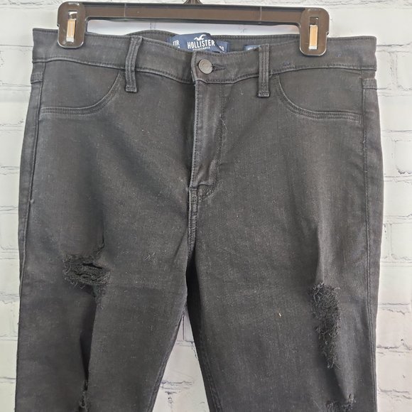 Hollister High Rise Crop Jegging Black - 11R - Picture 4 of 4